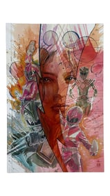 Power Rangers Themed Art Poster Signed