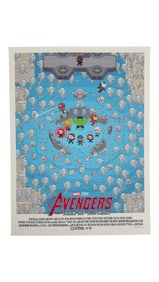 Marvel Avengers Age of Ultron Cartoon Style Print Limited Edition