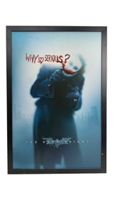 Batman The Dark Knight Joker Giclee Poster 'Why So Serious?'