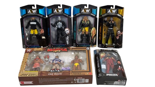 AEW & WWE Wrestling Action Figure Collection Lot