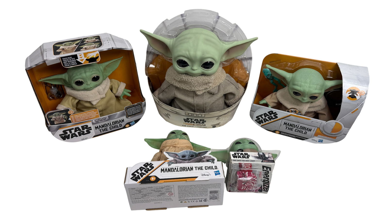 Star Wars The Child 'Baby Yoda' Plush Collection Lot (1 of 6)