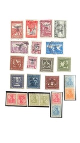 European & Serbian Vintage Stamps Collection