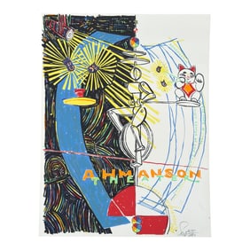 Ahmanson Theatre Rededication Lithograph Signed