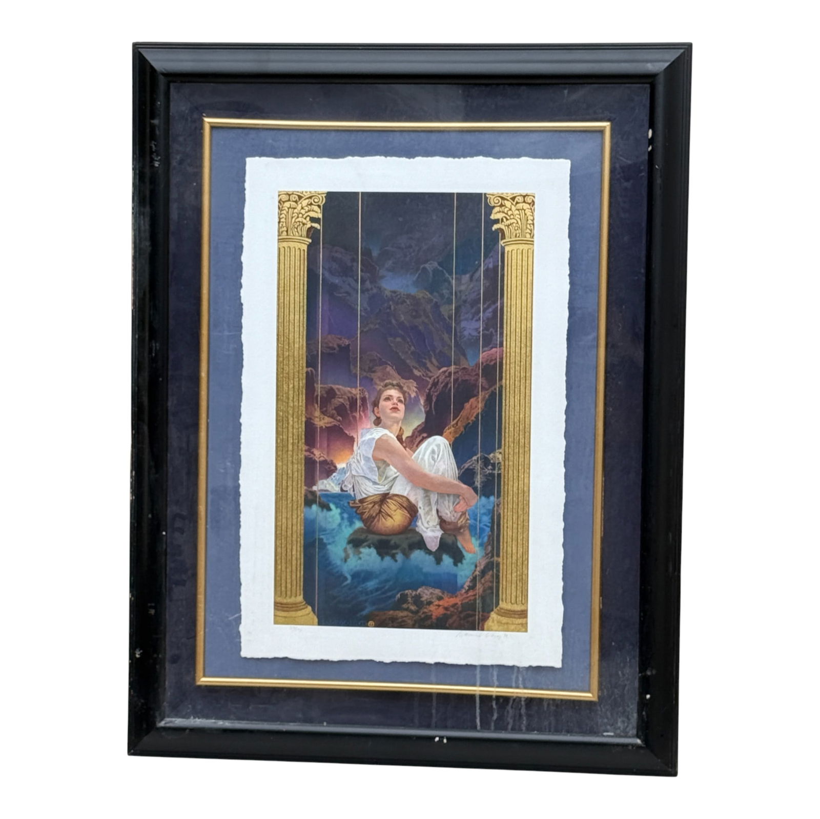 Seated Figure with Gold Columns – Manuel Neri, 1998 (1 of 7)