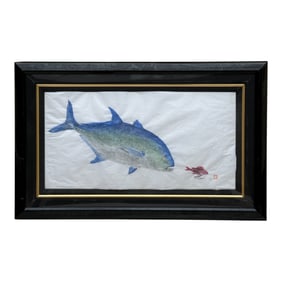 Gyotaku Fish with Blue Tuna