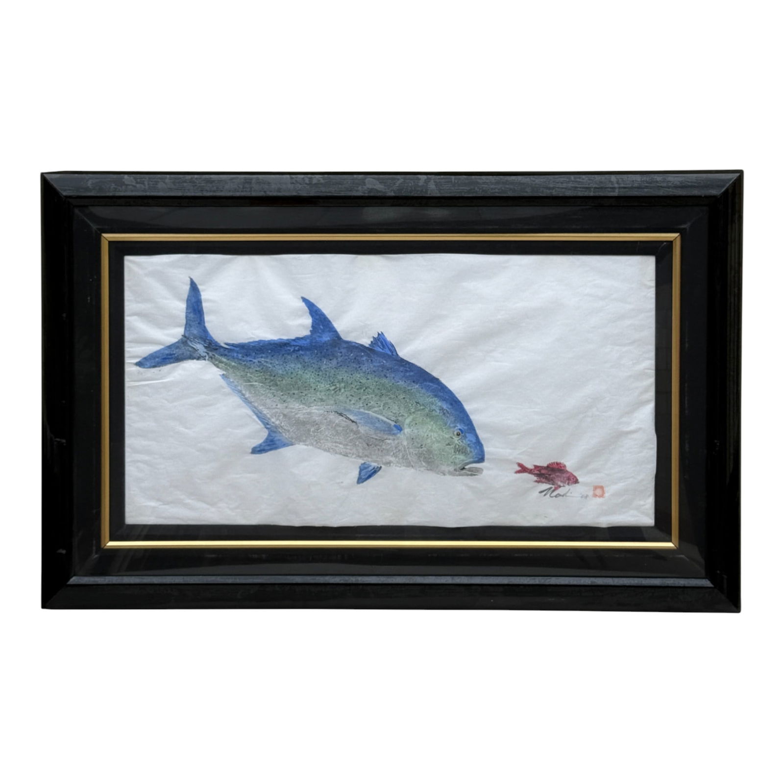 Gyotaku Fish  with Blue Tuna (1 of 5)