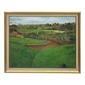 Course Landscape Painting Signed