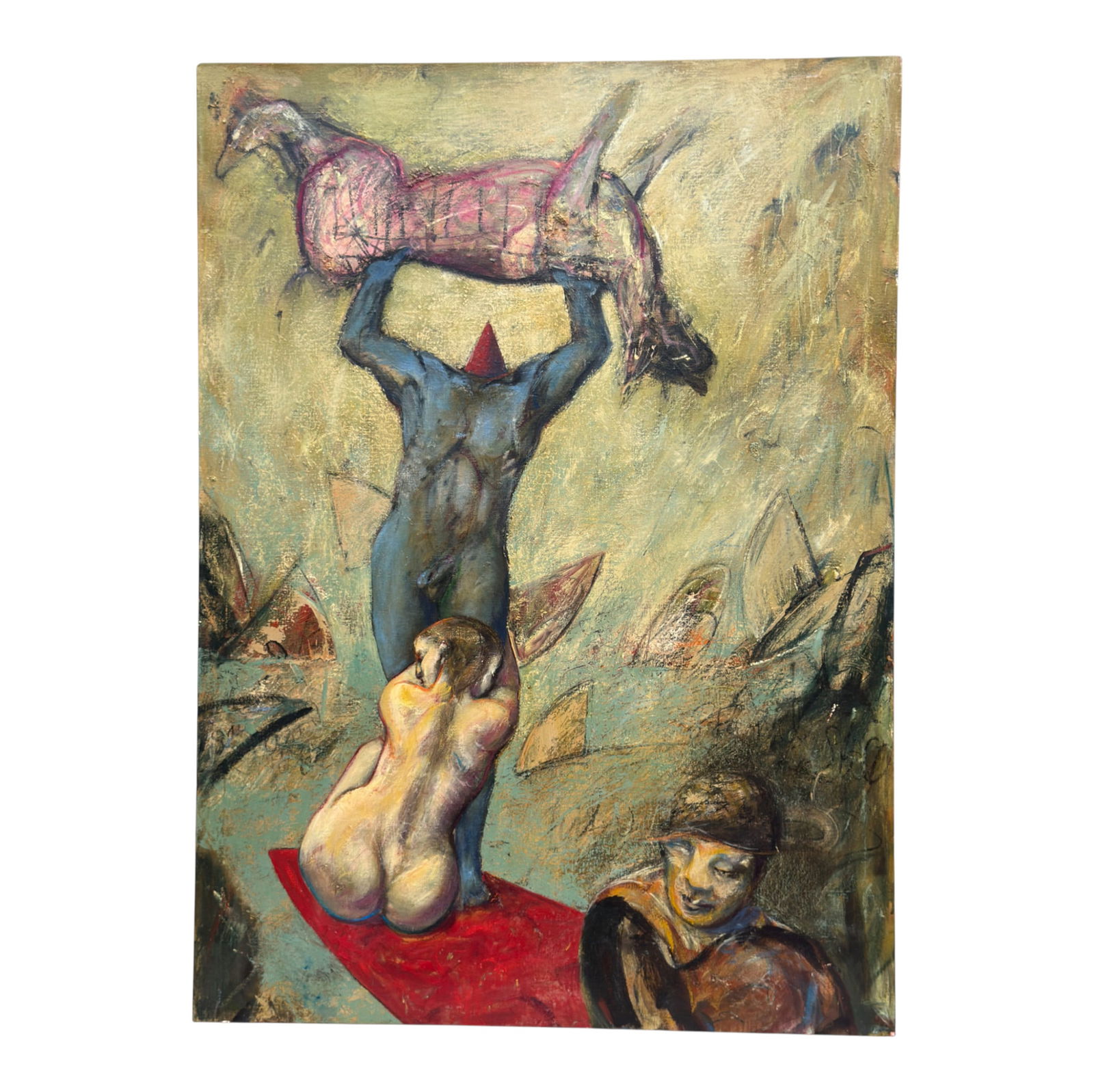 Stand Still – Oil on Linen Painting by Kathleen Morris (48" x 66"): Stand Still – Oil on Linen Painting by Kathleen Morris (48" x 66")