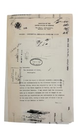 WWII US Dept of State Telegram Docs
