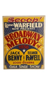 Loew’s Warfield Poster – Broadway Melody 1936