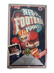 1991 Upper Deck NFL Football Factory Sealed Box