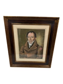 Antique Portrait Painting - Gentleman