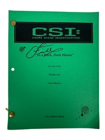CSI Crime Scene Investigation Episode #1122 Signed Script