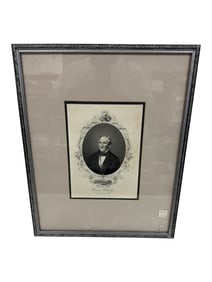 Vintage Portrait Lithograph of Thomas Hart Benton