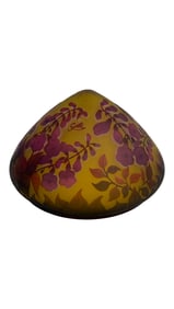 Galle Signed Art Glass Cameo Lamp Shade