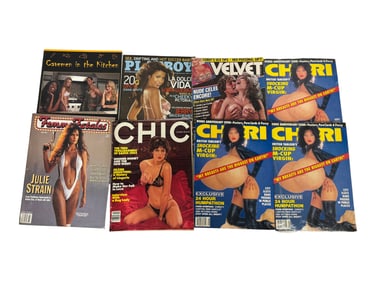Vintage Adult Magazine Lot (9)
