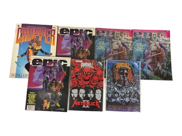 Epic Illustrated and Rock & Roll Comics Lot