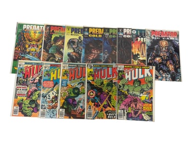 Predator and Hulk Comic Lot