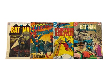 Batman and Superman Treasury Editions Lot