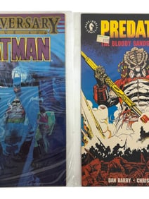 Batman #400 Anniversary and Predator Bloody Sands