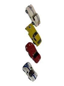 Vintage Diecast Racing Cars (Set of 4)