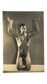 Vintage Male Physique Photograph of Tony Sansone By Edwin F. Townsend