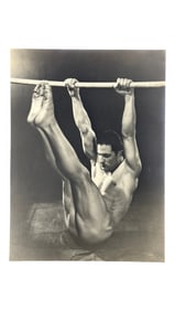 Vintage Male Physique Photograph Of Tony Sansone 1930s by Edwin F Townsend