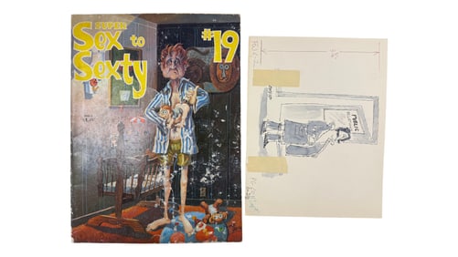 Super Sex to Sixty #19 Magazine & Original Artwork