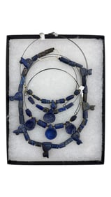 Ancient Lapis Lazuli Bead Necklace Collection
