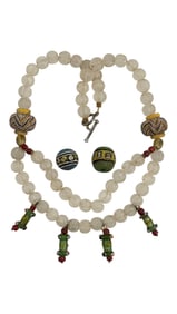 Antique Venetian & African Trade Bead Necklace
