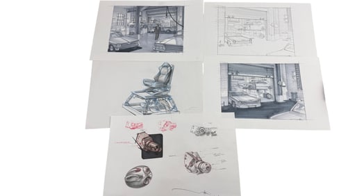 Automobile Concept Art Drawings