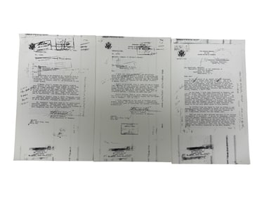 WWII US Embassy Reports (Set of 3)