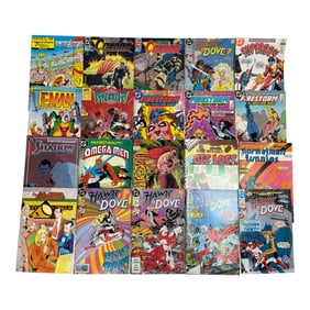 DC Comics Lot Featuring Hawk & Dove, Firestorm, Omega Men