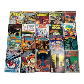 Mixed Comic Book Lot Wonder Woman, Titans, Airboy Collection
