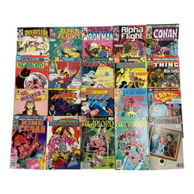 Alpha Flight Iron Man Warlord and Top Dog Comic Lot