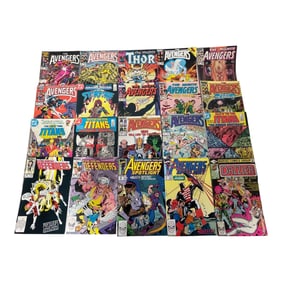 Avengers Titans and Dazzler Comic Book Lot