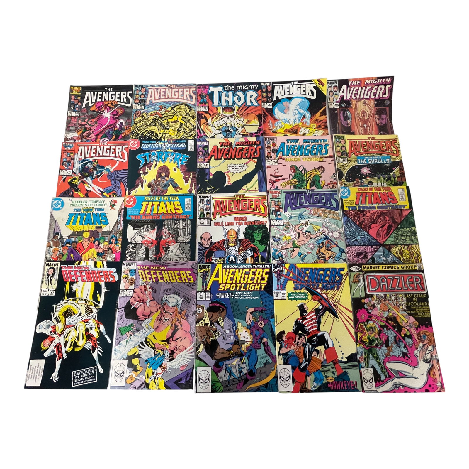 Avengers Titans and Dazzler Comic Book Lot (1 of 3)