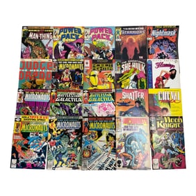 Micronauts Battlestar Galactica Power Pack Comic Book Lot