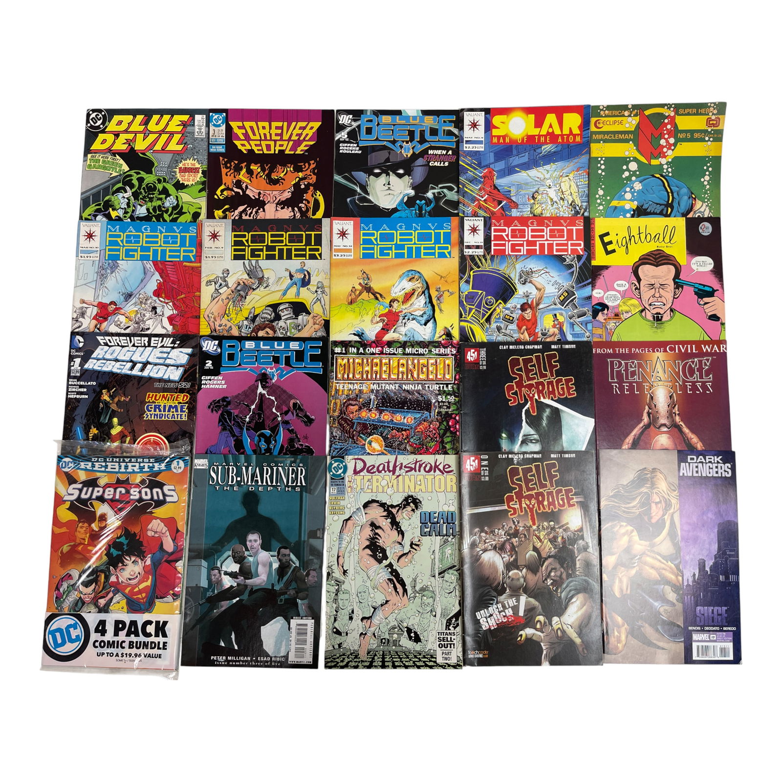 Blue Beetle Forever People and Robot Fighter Comic Lot (1 of 3)