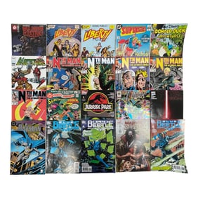 Nth Man Liberty Project and Blue Beetle Comic Lot