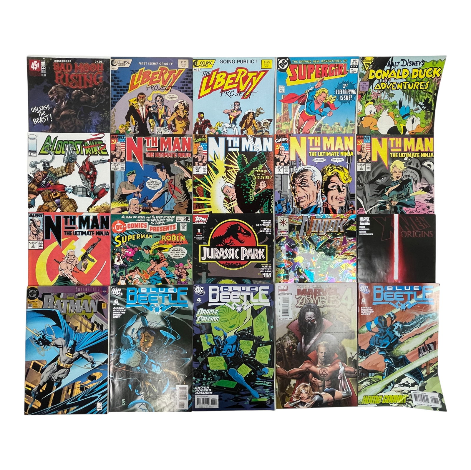 Nth Man Liberty Project and Blue Beetle Comic Lot (1 of 3)