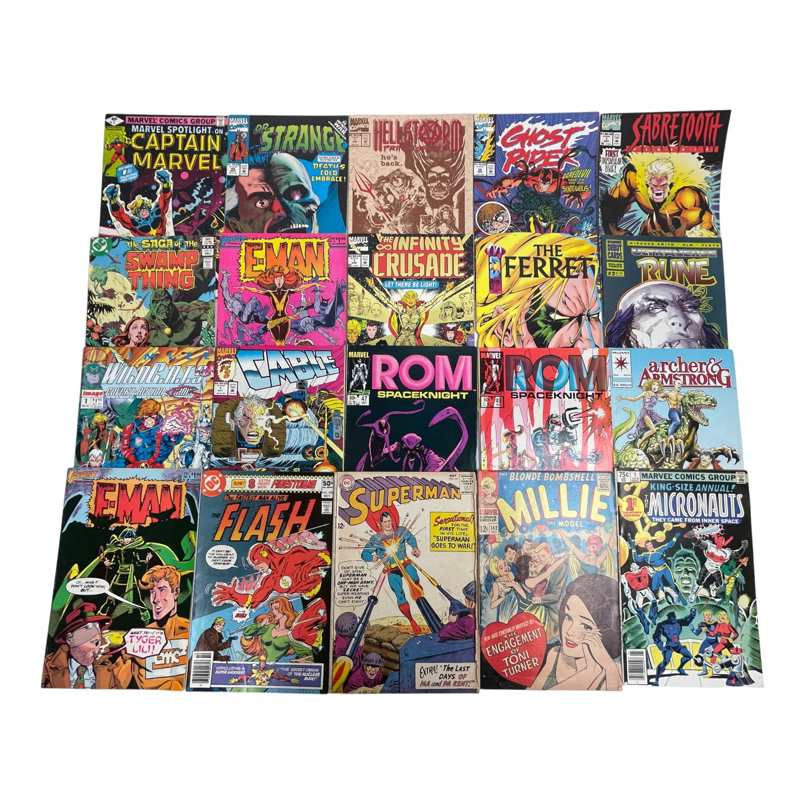 ROM Spaceknight Infinity Crusade and Cable Comic Lot (1 of 3)