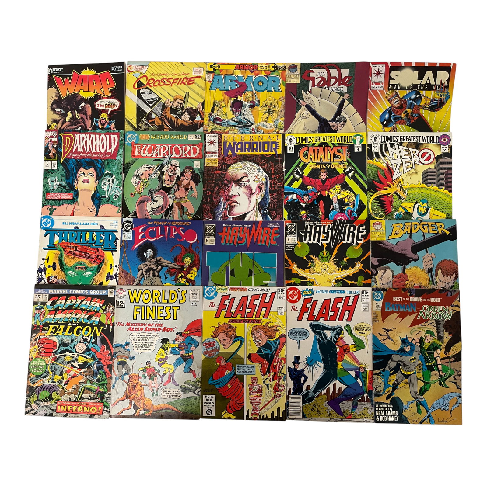 Captain America Flash Eternal Warrior Comic Lot (1 of 3)