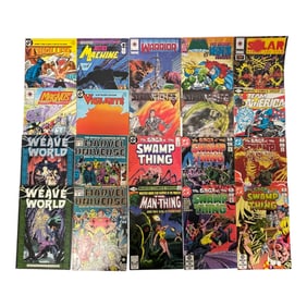 Swamp Thing Man-Thing Marvel Universe Comic Lot