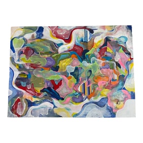 Abstract Contemporary Painting Colorfield Composition by Kevin Bouton-Scott