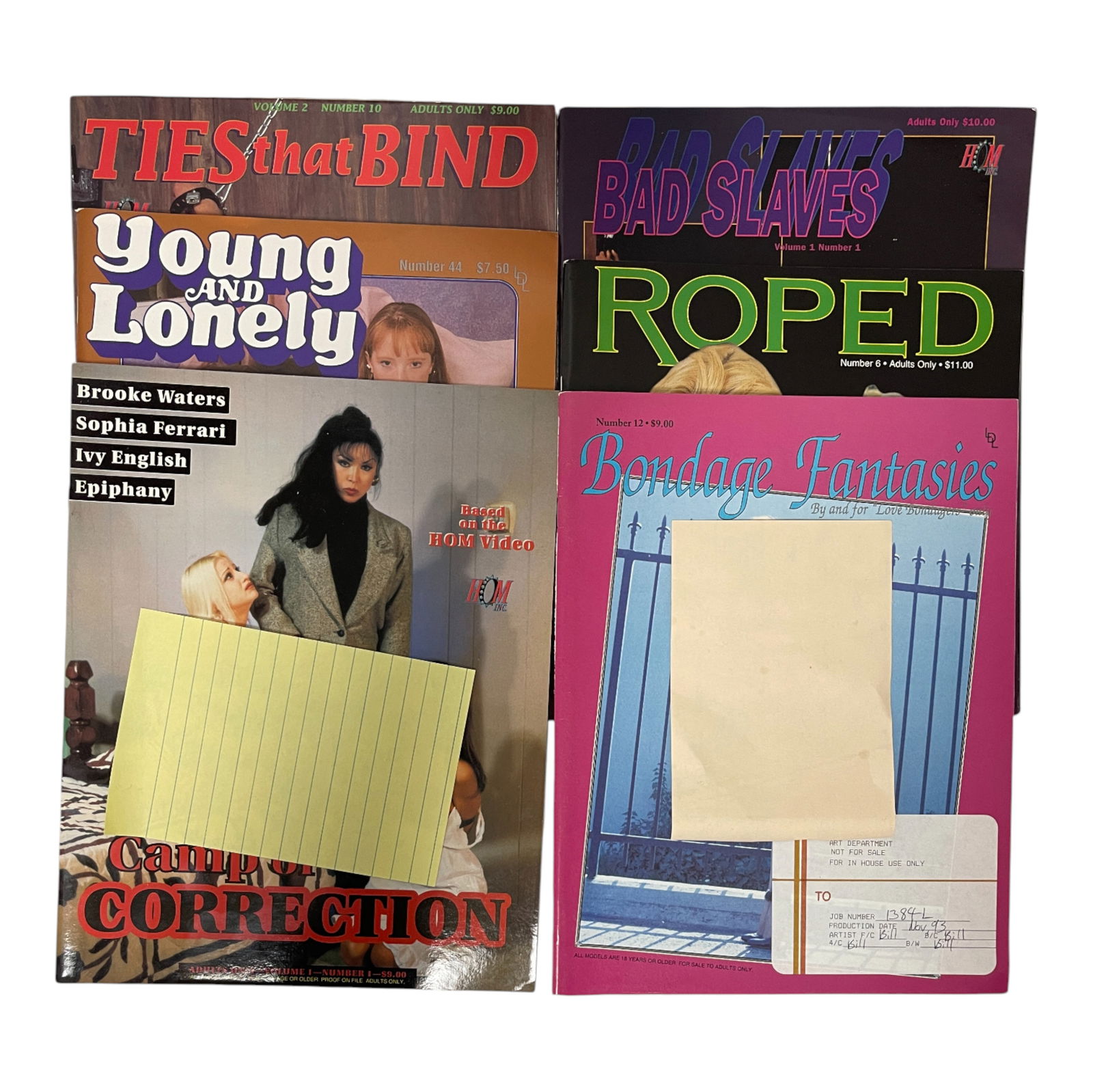 Adult Collector Magazines 1980s Mixed Lot (1 of 1)