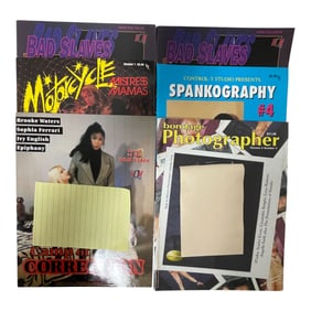 Vintage Adult Magazine Collector Set 1980s Editions