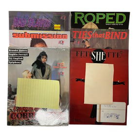 Adult Collector Magazine Lot 1980s