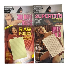 Adult Collector Magazine Lot 1980s