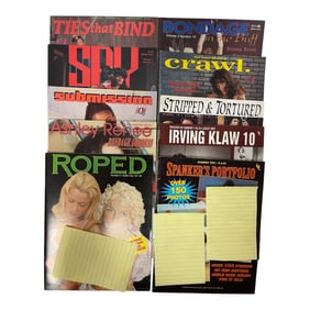 Adult Collector Magazine Lot 1980s